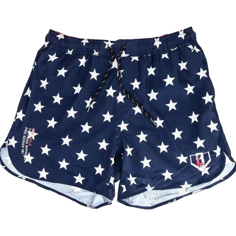 Boys Navy Star Shorts